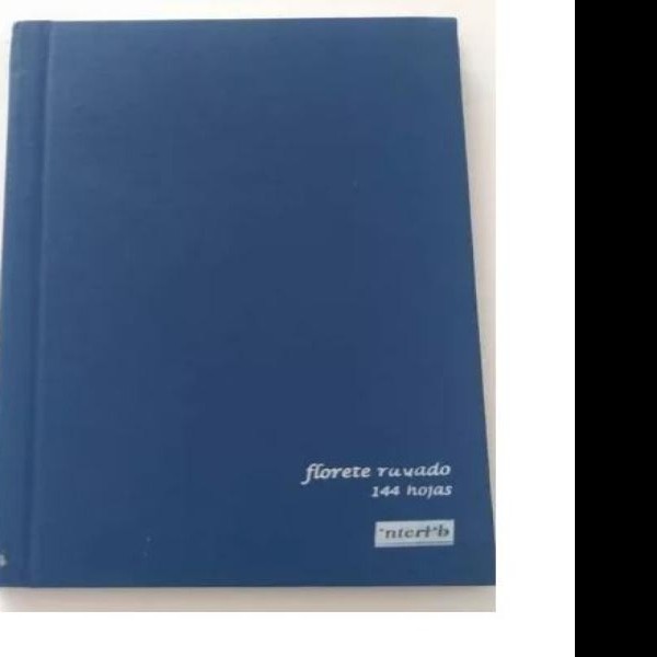 LIBRO FLORETE GRIS AZUL INTERLIB FF.144H.E.5 C.30